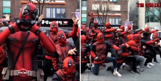 Fans crean impresionante “Flash Mob” del antiheroe más famoso