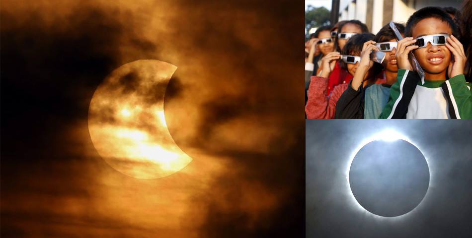 El eclipse solar, en imágenes