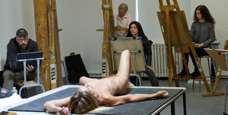 Iggy Pop posó desnudo en una clase de dibujo