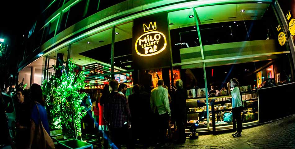 Milo Lockett abrió su bar en Palermo
