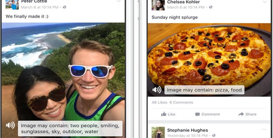 Facebook lanza sistema que describe fotos a personas ciegas