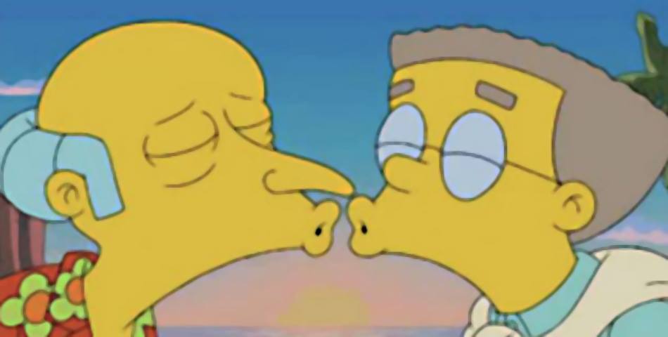 La dulce historia detrás de la salida del closet de Smithers en Los Simpsons