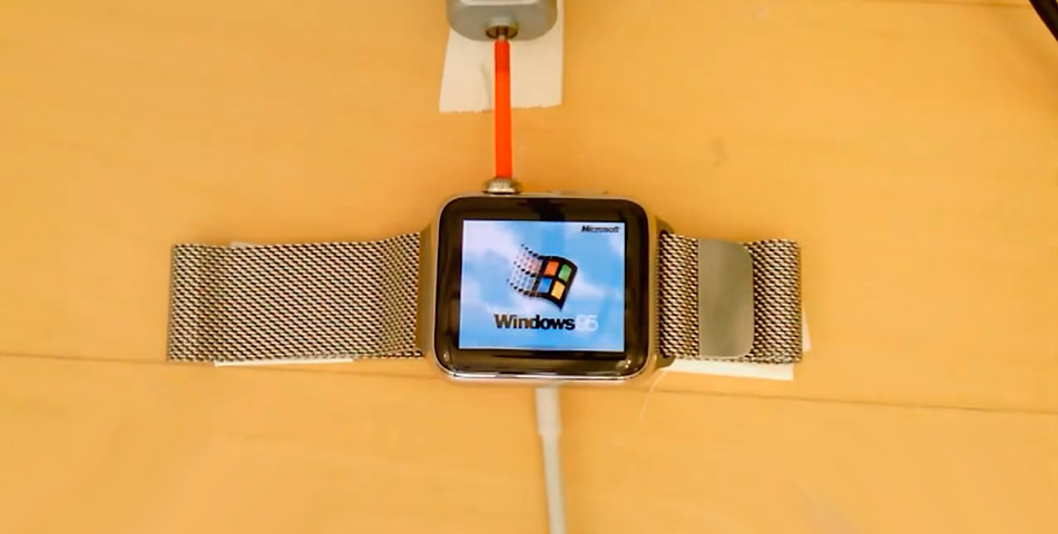 Milagro: instalaron Windows 95 en un Apple Watch