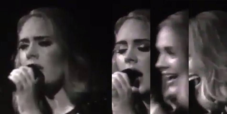 Adele se olvidó la letra de una de sus canciones