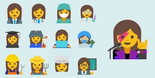 Google hizo 13 emojis que representan a mujeres trabajando