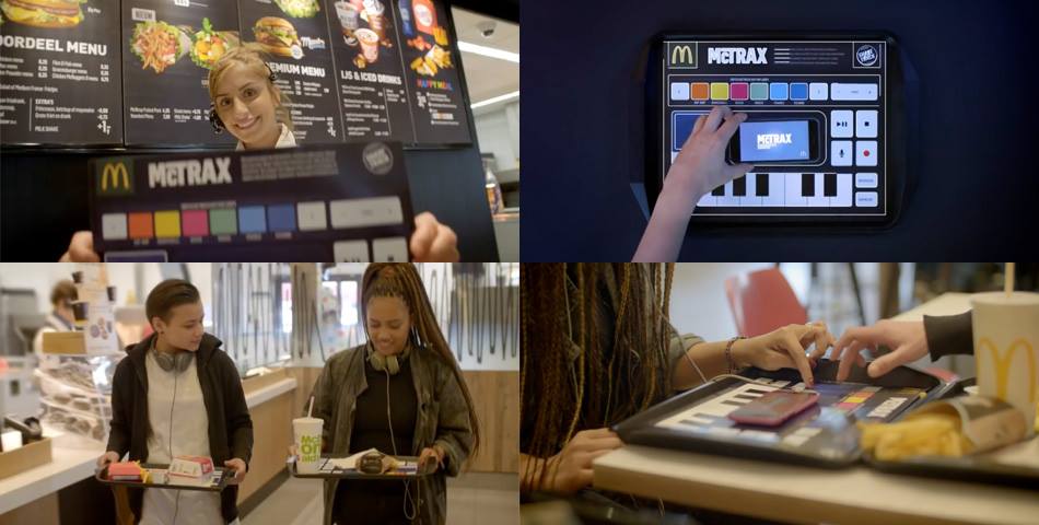McDonald’s McTrax es un mantel de papel para crear música