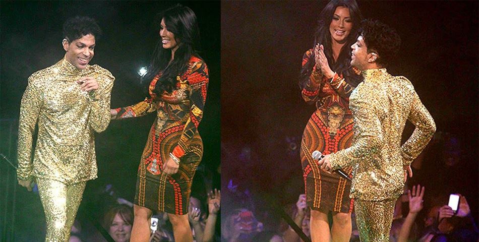 Mira el día que Prince echó a Kim Kardashian del escenario