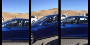 Se quedó dormido arriba de su Tesla “autónomo”: ¡mirá cómo le fue!