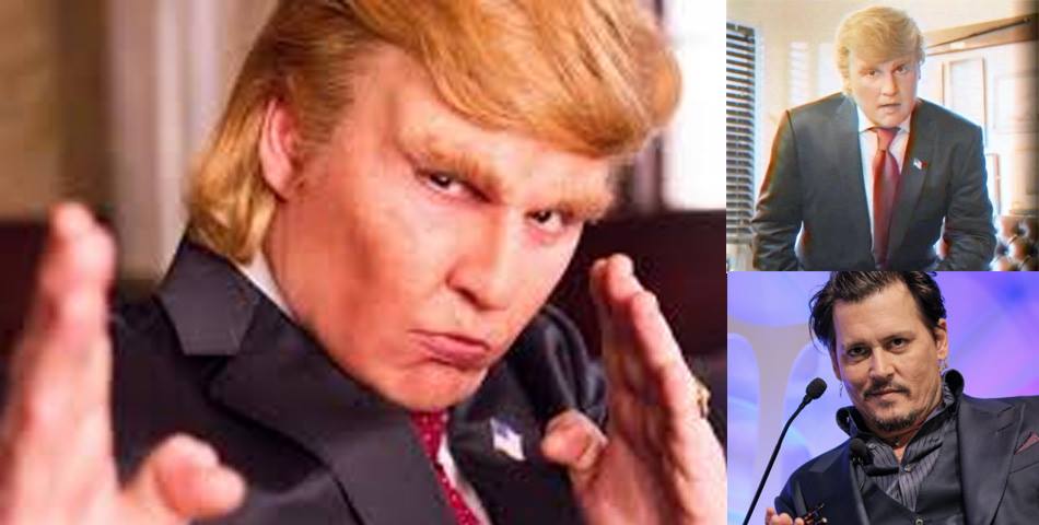 Mirá la genial imitación que Johnny Depp hace de Donald Trump