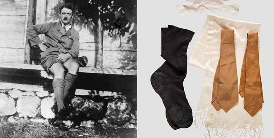 Subastarán pantalones, corbatas y medias de Hitler