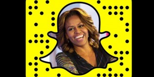 Michelle Obama se abrió una cuenta en Snapchat
