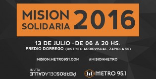 Se viene la Misión Solidaria Metro 2016