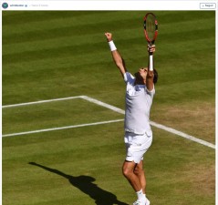 Federer es Superman: la foto del crack que da la vuelta al mundo