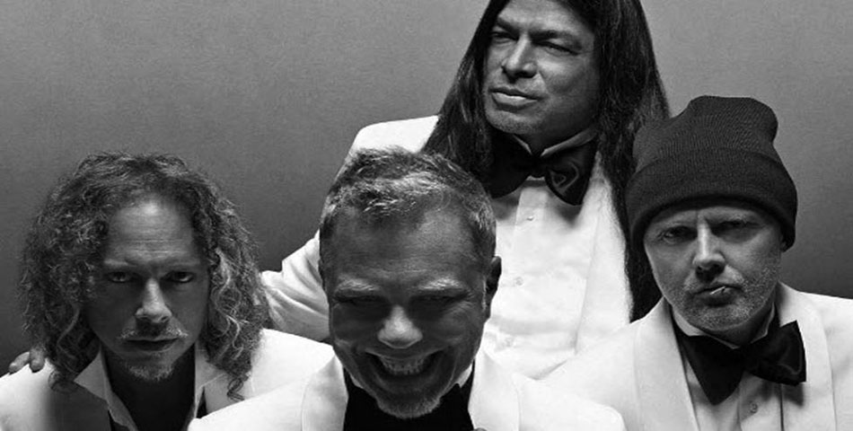 ¡Qué “tragedia”! Metallica posó para una campaña de ropa