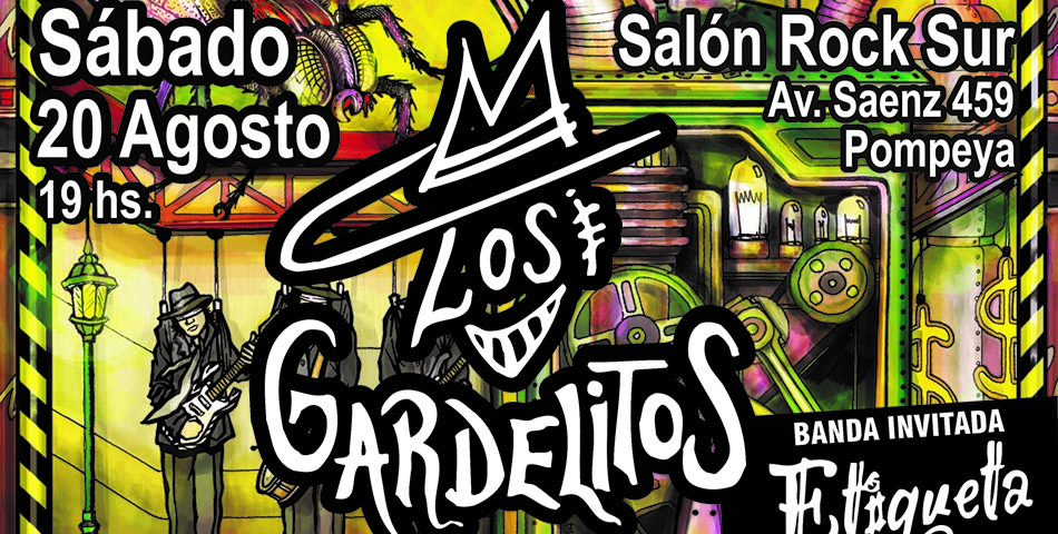 Los Gardelitos llegan al Salón Rock Sur