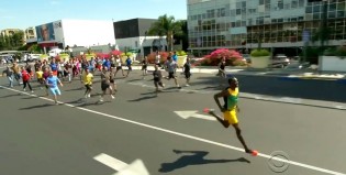 50 personas intentaron (sin suerte) correr más rápido que Bolt