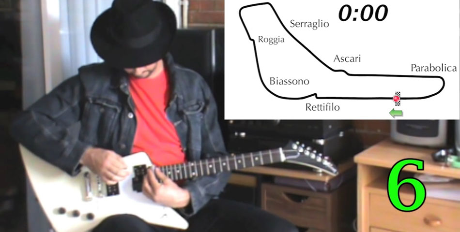 Este pibe transforma su guitarra en un F1