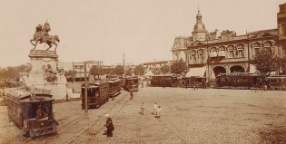 Así lucía Plaza Italia en 1905