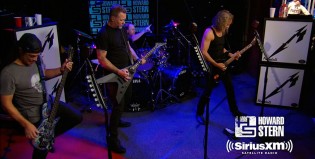 Metallica se puso bien heavy en lo de Howard Stern