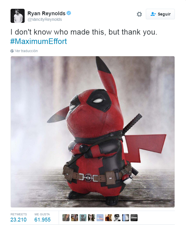 Ryan Reynolds Pika-Deadpool