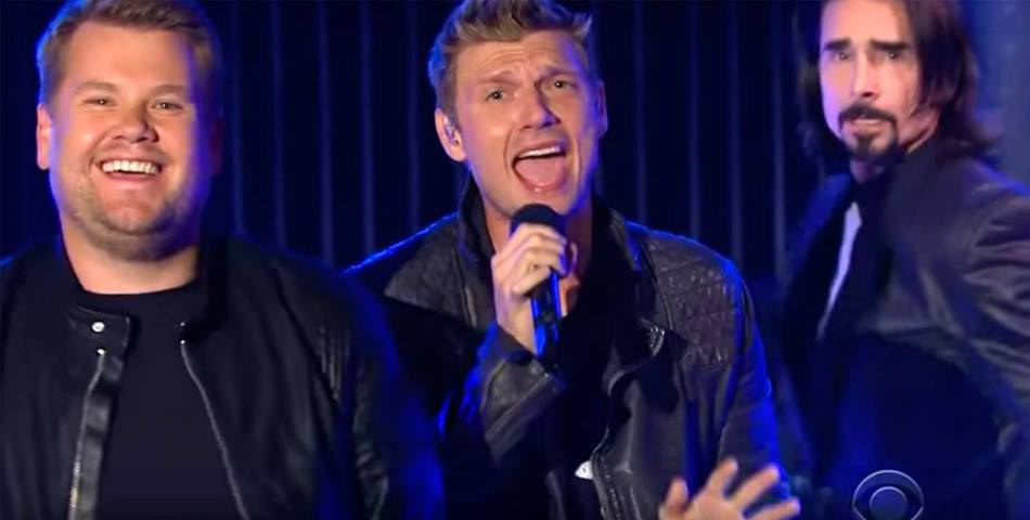 James Corden se convierte en el sexto Backstreet Boys en una actuación épica