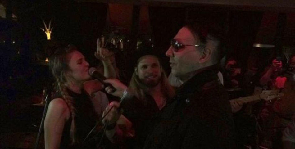 Increíble: ¡Marilyn Manson cantó con un ex Mambru!