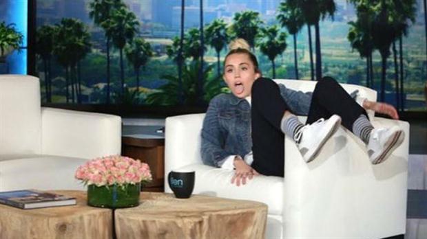 El día que Miley Cyrus reemplazó a Ellen DeGeneres en su programa