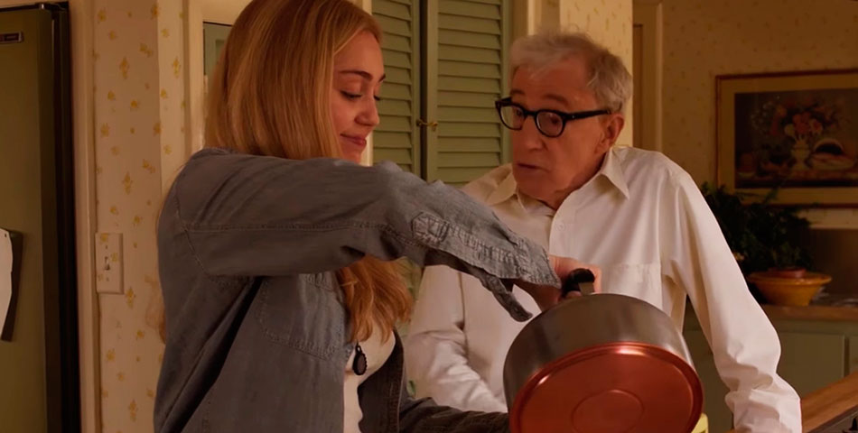 Miley Cyrus elogió (demasiado) a Woody Allen