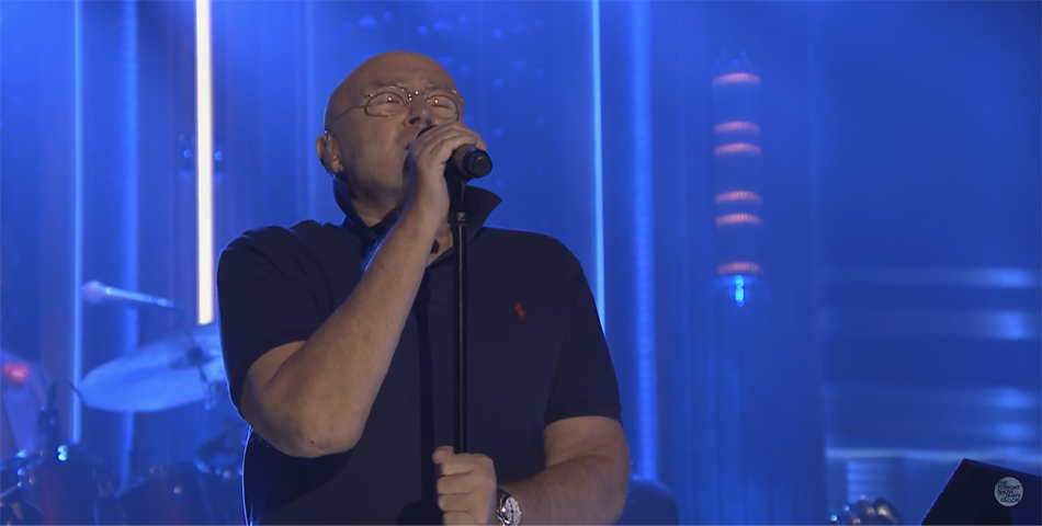 ¡Phil Collins reapareció en el programa de Jimmy Fallon!