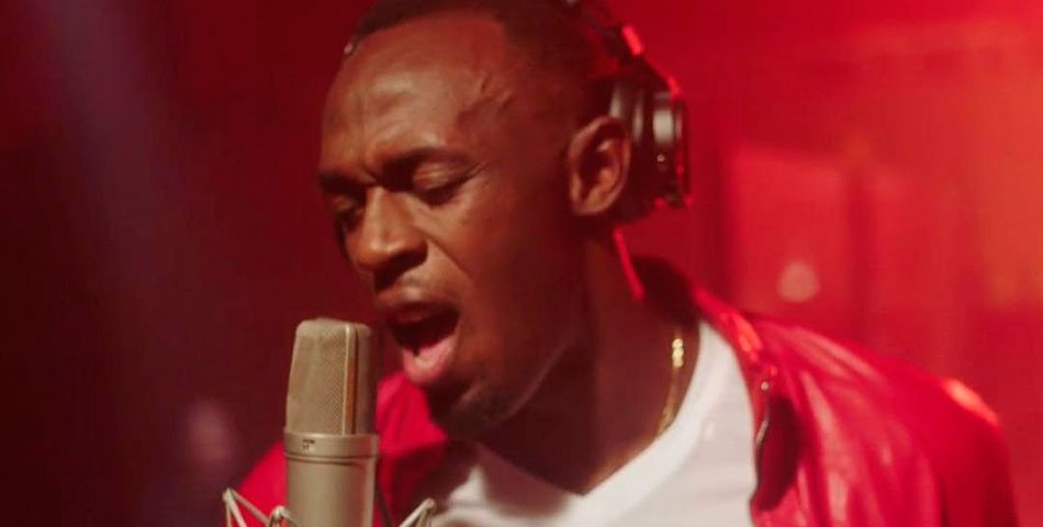 Insólito: Usain Bolt “debutó” como cantante