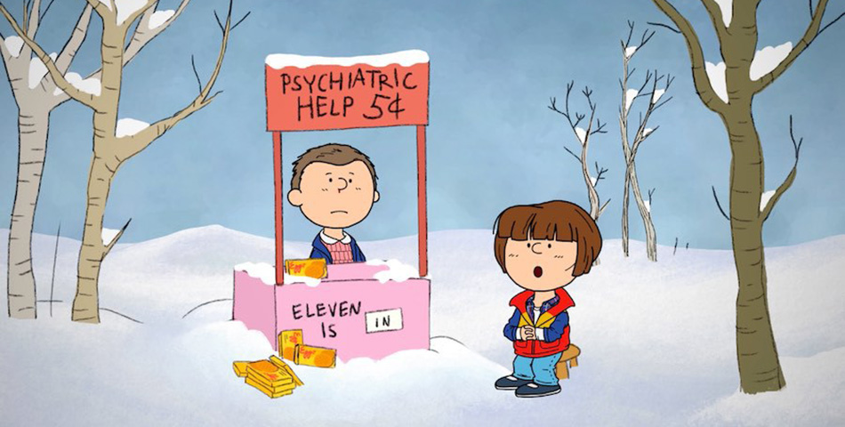 Imperdible video inspirado en Charlie Brown y Stranger Things