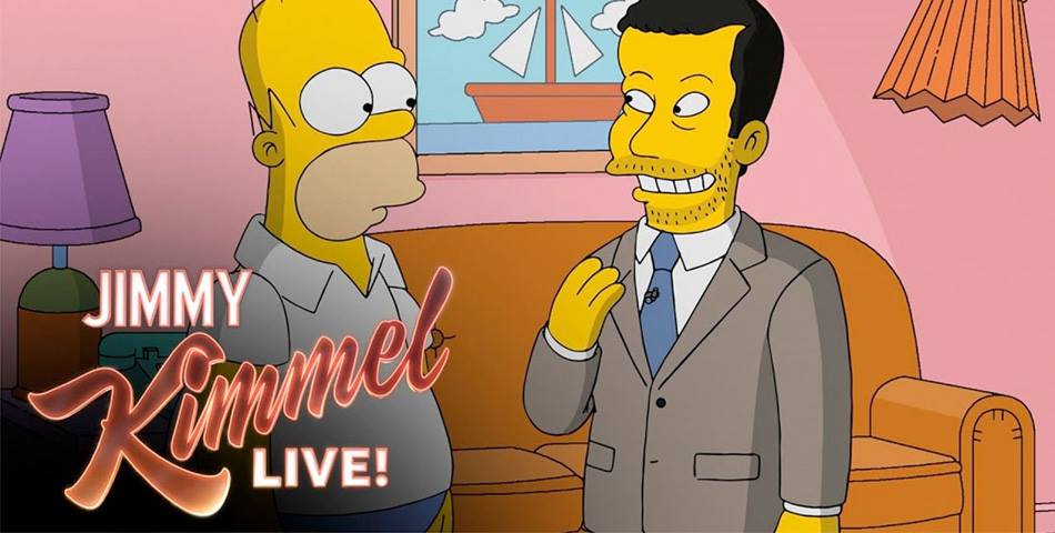 El comentado paso de Jimmy Kimmel por Los Simpson