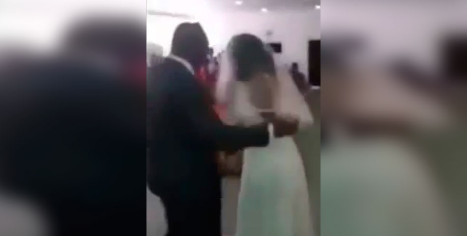 Insólito: la amante del novio llegó al altar vestida de novia