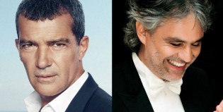 Antonio Banderas participará en una película sobre Andrea Bocelli