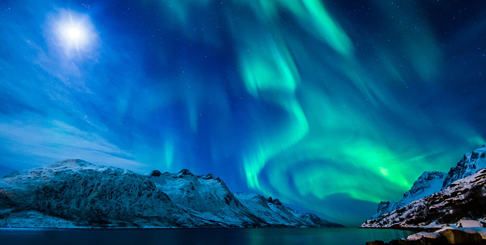 Impresionante video de una aurora boreal
