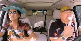 El genial Carpool Karaoke con Bruno Mars