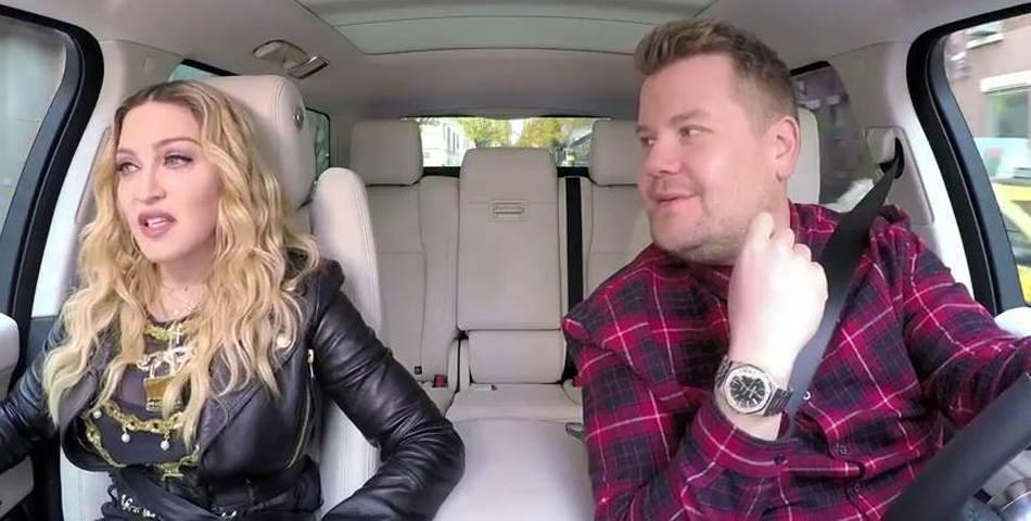 Madonna se suma al Carpool Karaoke de James Corden