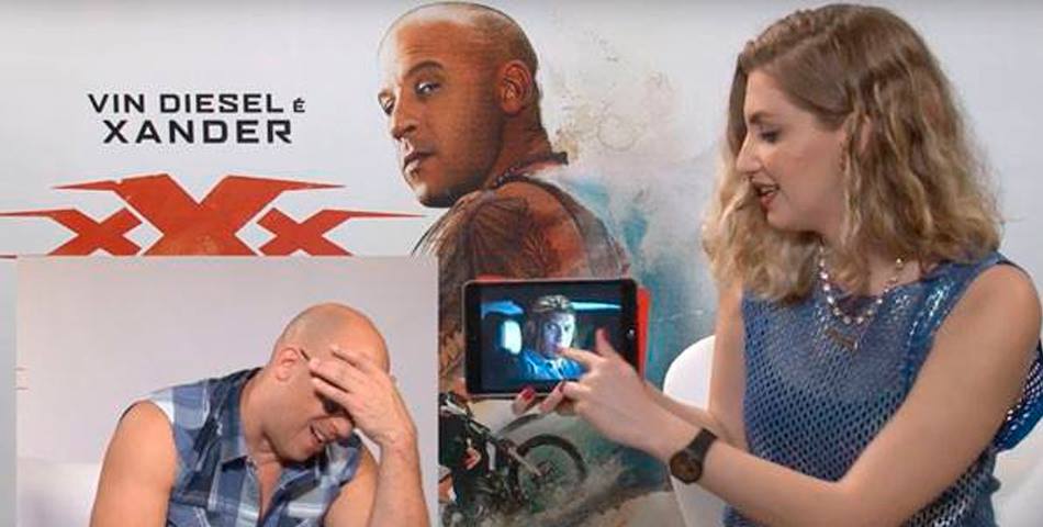 Vin Diesel, se fue al pasto con una periodista