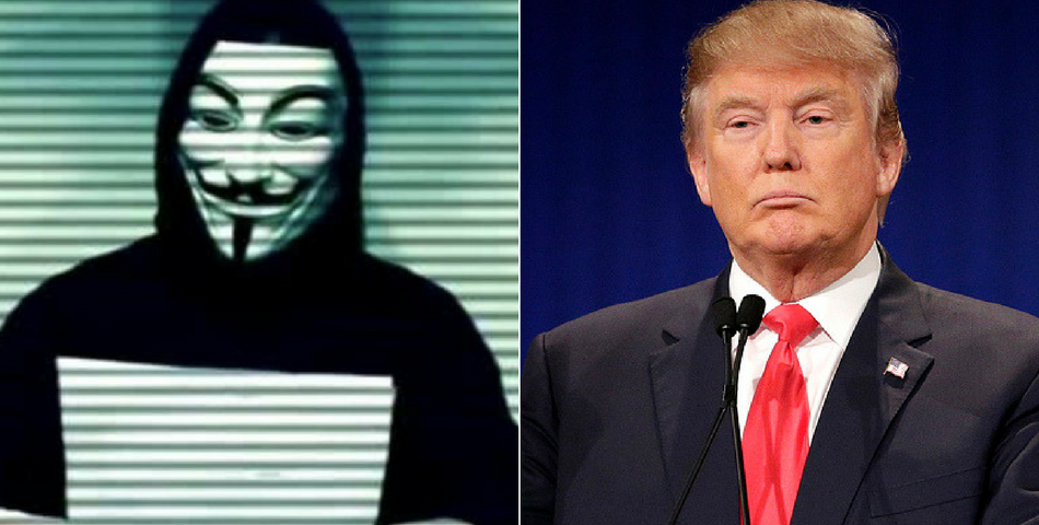 Anonymous y una durísima amenaza a Donald Trump