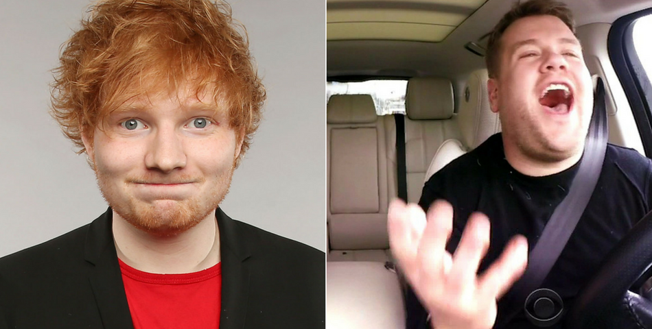 Carpool Karaoke: ¡Ed Sheeran se subirá al auto de Jim Corden!