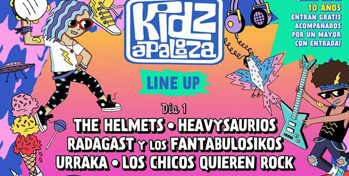 ¡Conocé las bandas que tocan en el Kidzapalooza!