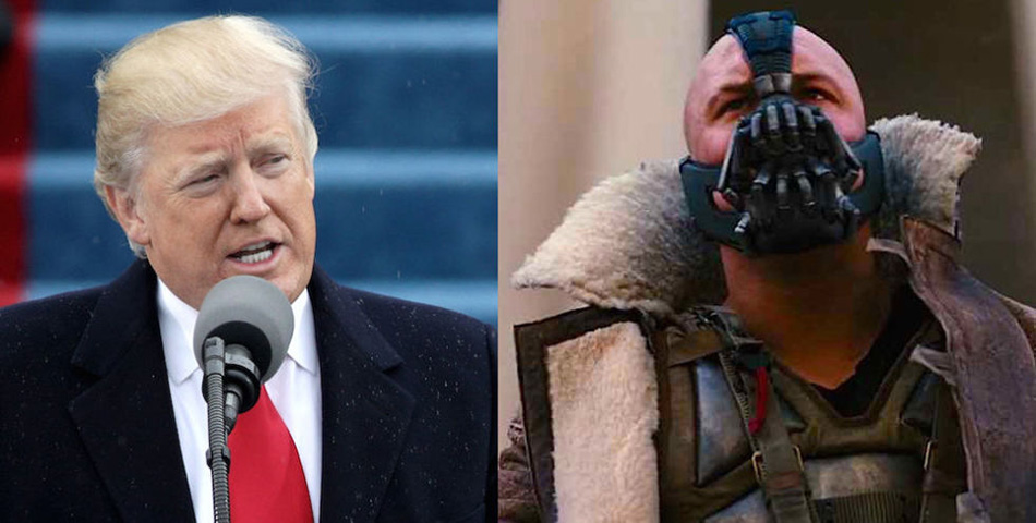¿Trump le robó el discurso a Bane, el villano de Batman: The Dark Knight Rises?