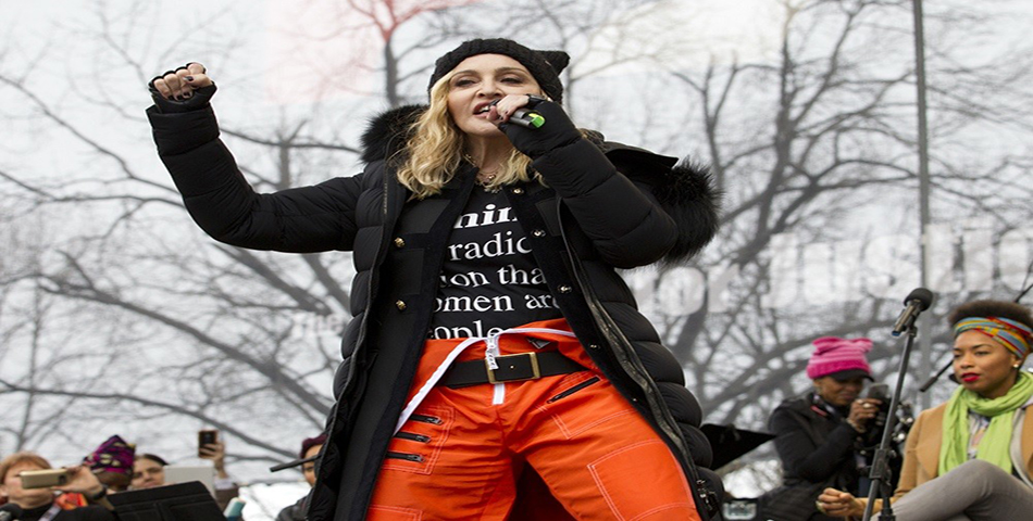 Madonna y su discurso en la marcha de las mujeres que la televisión no se animó a emitir