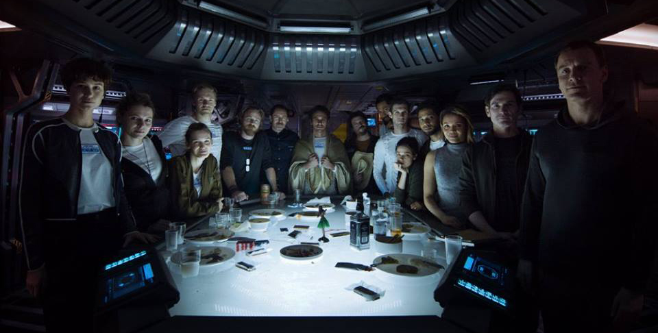 ¡El elenco de Alien completo en la foto oficial de la película!
