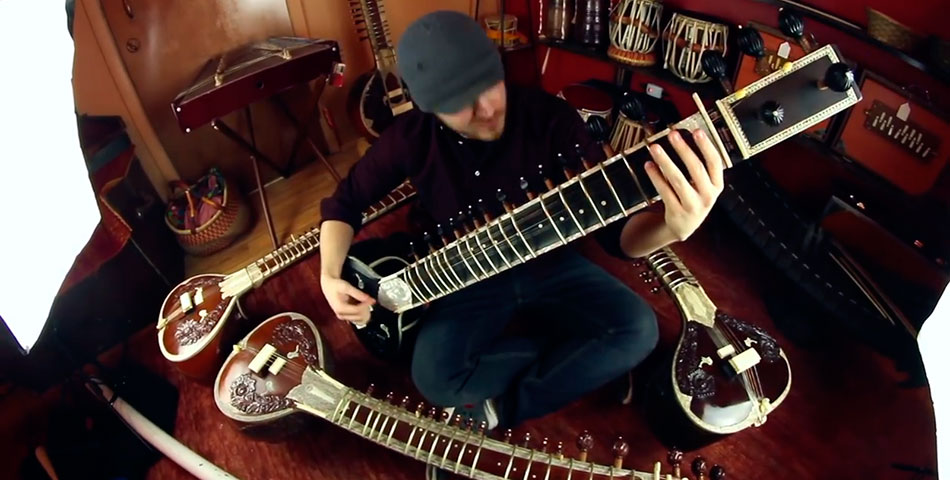 Rob Scallon, a puro metal con un sitar