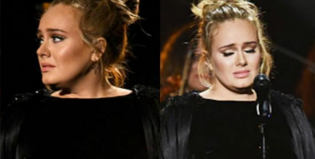 ¡Pobre Adele!: Se equivocó en pleno homenaje a George Michael