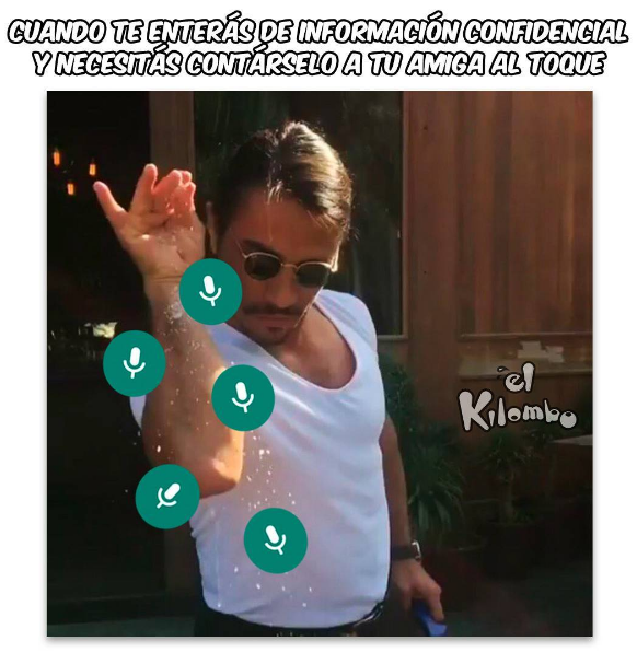 el sitio 'el kilombo' realizó este meme que se viralizó rapidamente