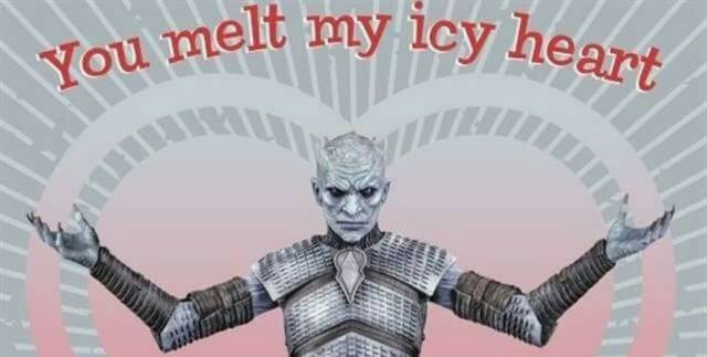 San Valentín con humor: Mirá las postales de Game of Thrones
