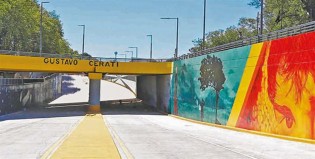 Gustavo Cerati ya tiene su homenaje en el paso bajo nivel de la calle Beiró