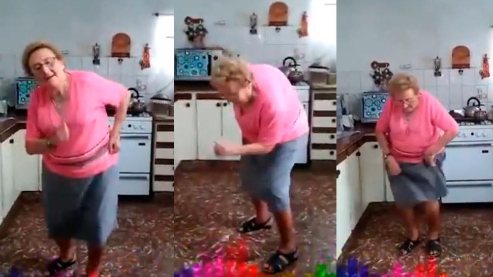 “Chispita”, la abuela que baila “La pollera amarilla” y se hizo viral